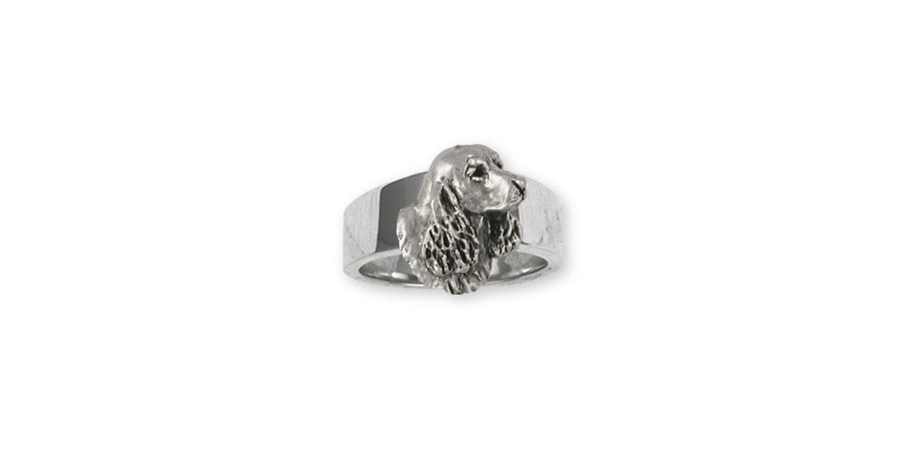Springer Spaniel Charms Springer Spaniel Ring Sterling Silver Dog Jewelry Springer Spaniel jewelry