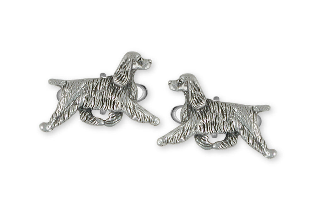 Springer Spaniel Charms Springer Spaniel Cufflinks Sterling Silver Dog Jewelry Springer Spaniel jewelry