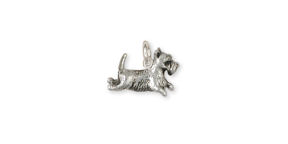 Scottie Scottish Terrier Charms Scottie Scottish Terrier Charm Handmade Sterling Silver Dog Jewelry Scottie Scottish Terrier jewelry