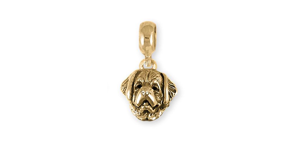 Saint Bernard Charms Saint Bernard Charm Slide 14k Gold Saint Bernard Jewelry Saint Bernard jewelry