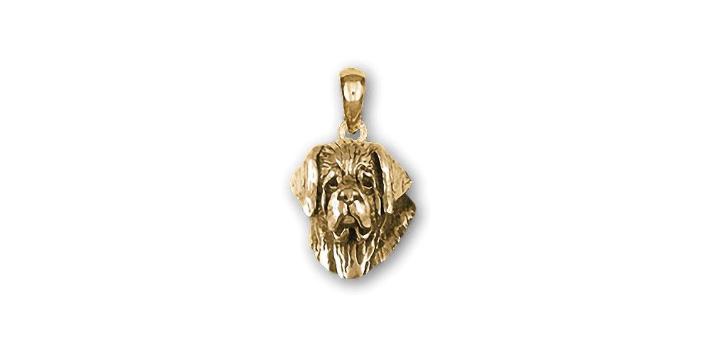 Saint Bernard Charms Saint Bernard Pendant 14k Gold Saint Bernard Jewelry Saint Bernard jewelry