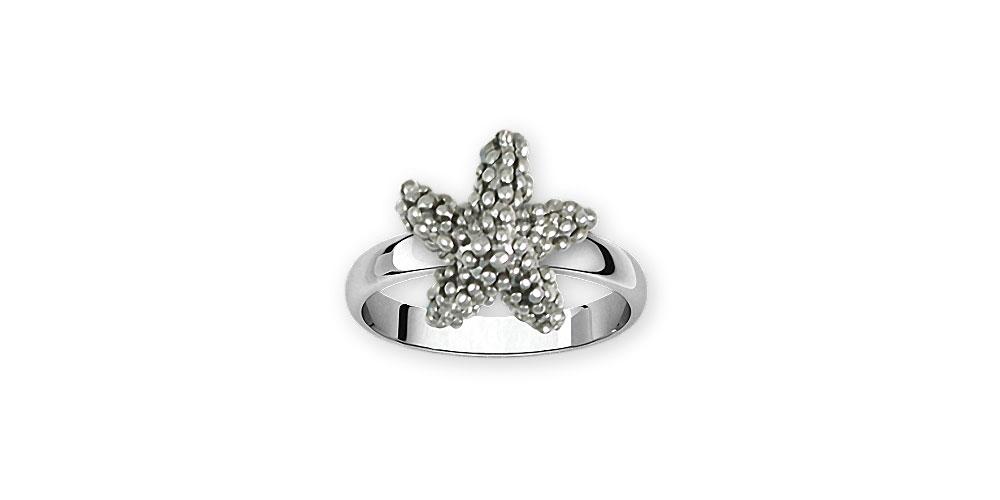 Starfish Charms Starfish Key Ring Sterling Silver Starfish Jewelry Starfish jewelry