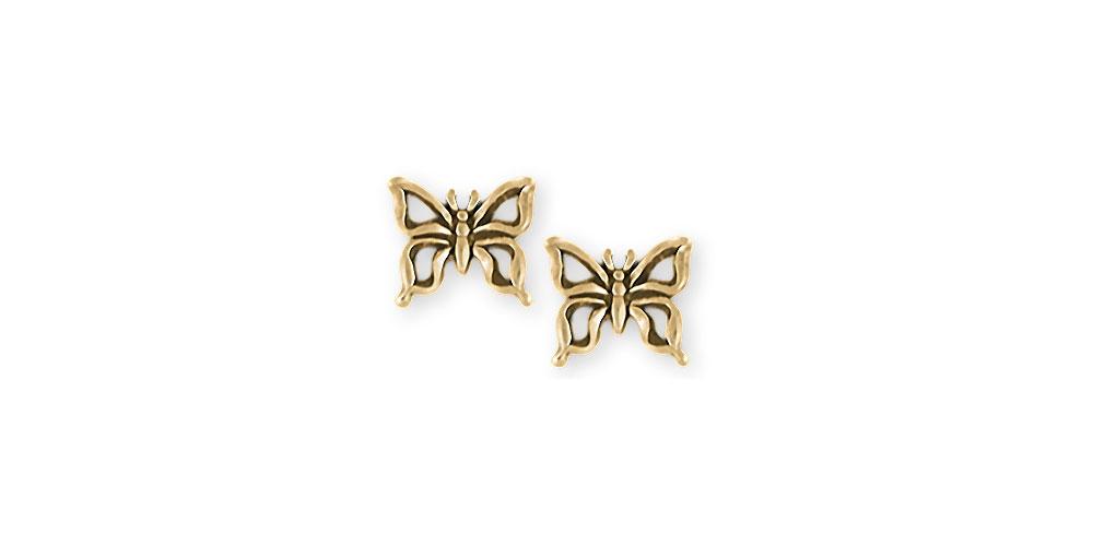 Butterfly Charms Butterfly Earrings 14k Gold Butterfly Jewelry Butterfly jewelry