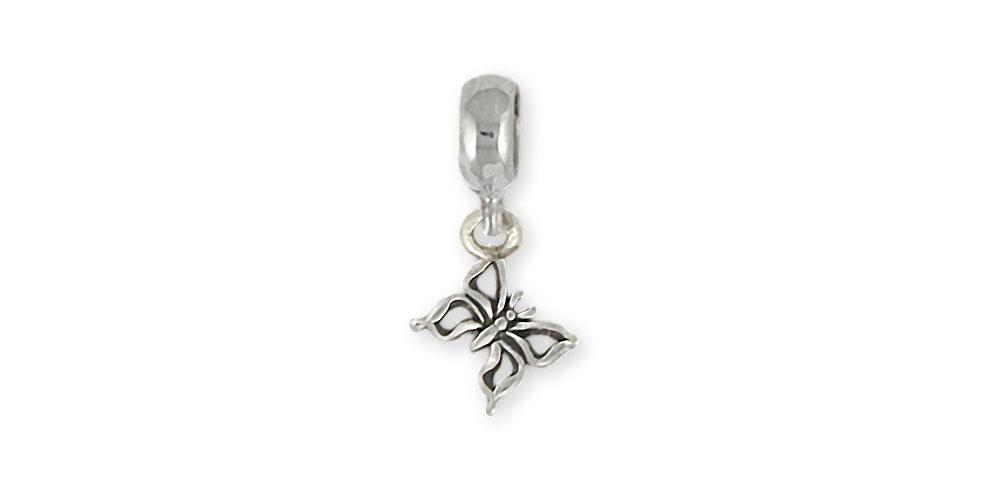 Butterfly Charms Butterfly Charm Slide Sterling Silver Butterfly Jewelry Butterfly jewelry