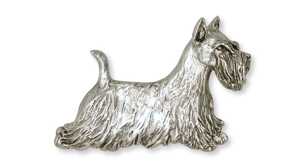 Scottie Scottish Terrier Charms Scottie Scottish Terrier Brooch Pin Handmade Sterling Silver Dog Jewelry Scottie Scottish Terrier jewelry