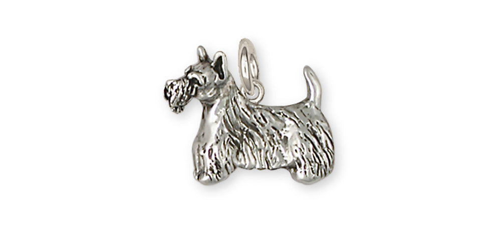 Scottie Scottish Terrier Charms Scottie Scottish Terrier Charm Handmade Sterling Silver Dog Jewelry Scottie Scottish Terrier jewelry