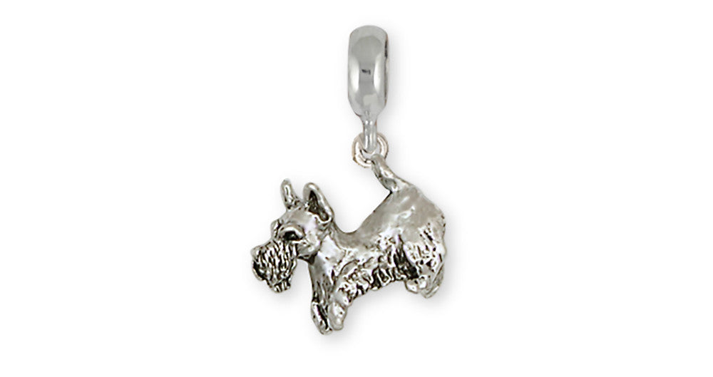 Scottie Scottish Terrier Charms Scottie Scottish Terrier Charm For Slide Bracelet Handmade Sterling Silver Dog Jewelry Scottie Scottish Terrier jewelry