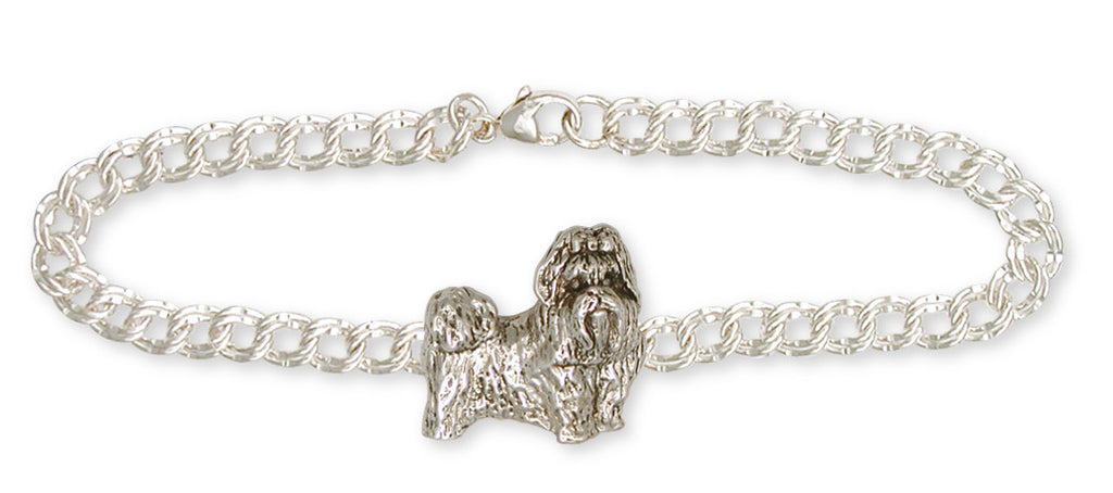 Shih Tzu Bracelet Handmade Silver Shih Tzu Jewelry SZ1-B