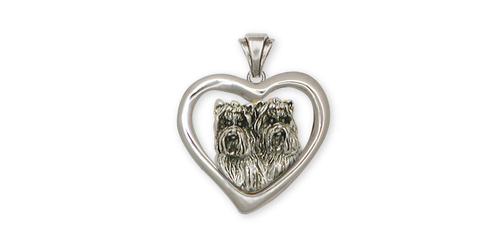 Yorkie Yorkshire Terrier Charms Yorkie Yorkshire Terrier Pendant Sterling Silver Dog Jewelry Yorkie Yorkshire Terrier jewelry