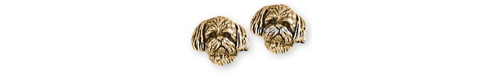 Shih Tzu Charms Shih Tzu Earrings 14k Yellow Gold Shih Tzu Jewelry Shih Tzu jewelry