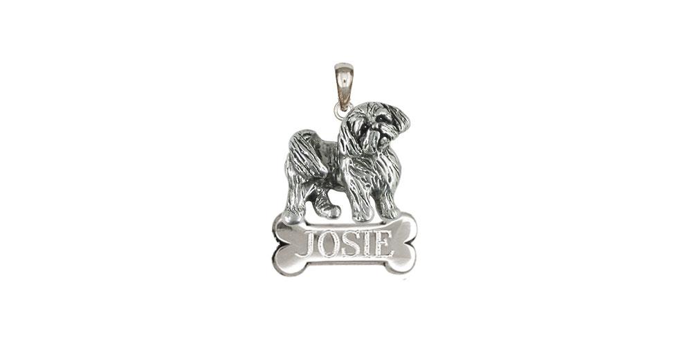 Shih Tzu Charms Shih Tzu Pendant Sterling Silver Shih Tzu Jewelry Shih Tzu jewelry