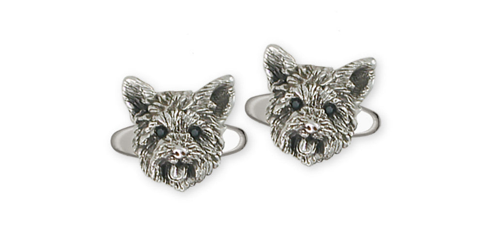 Yorkie Yorkshire Terrier Charms Yorkie Yorkshire Terrier Cufflinks Sterling Silver Dog Jewelry Yorkie Yorkshire Terrier jewelry