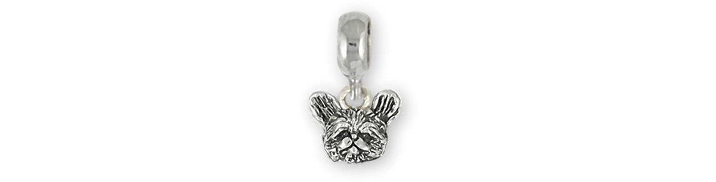 Shih Tzu Charms Shih Tzu Charm Slide Sterling Silver Shih Tzu Jewelry Shih Tzu jewelry