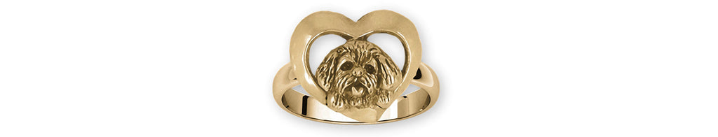 Shih Tzu Charms Shih Tzu Ring 14k Yellow Gold Shih Tzu Jewelry Shih Tzu jewelry