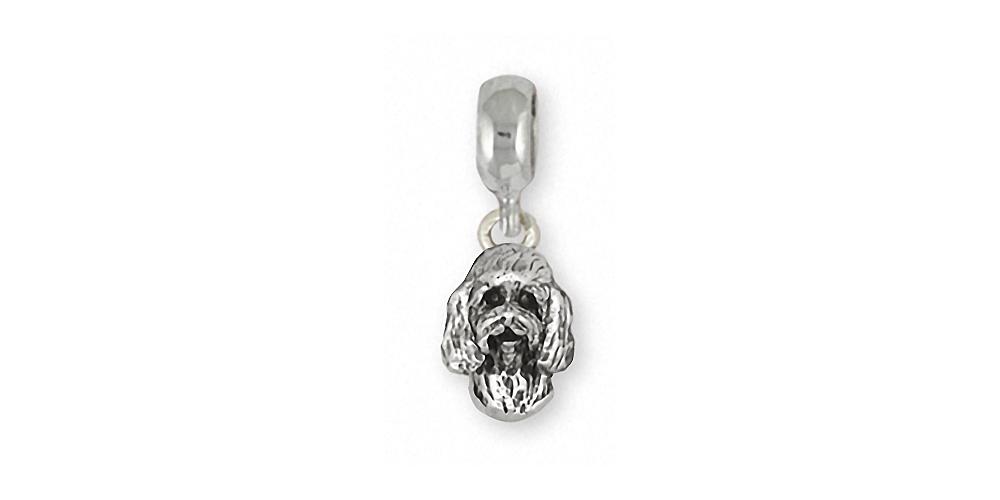 Maltese Charms Maltese Charm Slide Sterling Silver Maltese Dog Jewelry Maltese jewelry