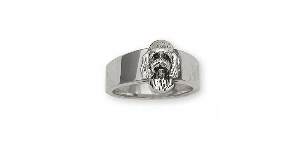 Maltese Charms Maltese Ring Sterling Silver Maltese Dog Jewelry Maltese jewelry