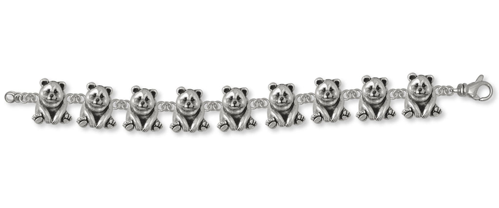 Panda Bear Charms Panda Bear Bracelet Sterling Silver Panda Bear Jewelry Panda Bear jewelry