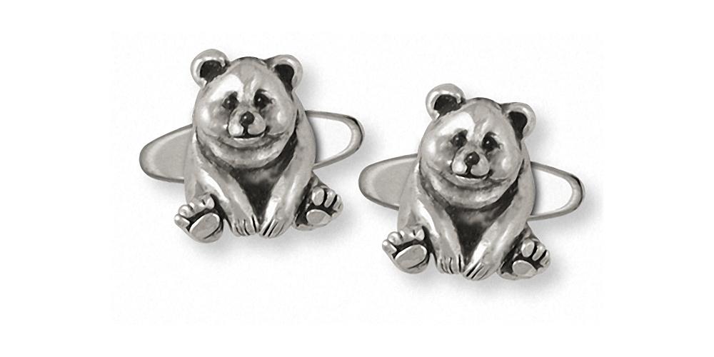 Panda Bear Charms Panda Bear Cufflinks Sterling Silver Panda Bear Jewelry Panda Bear jewelry