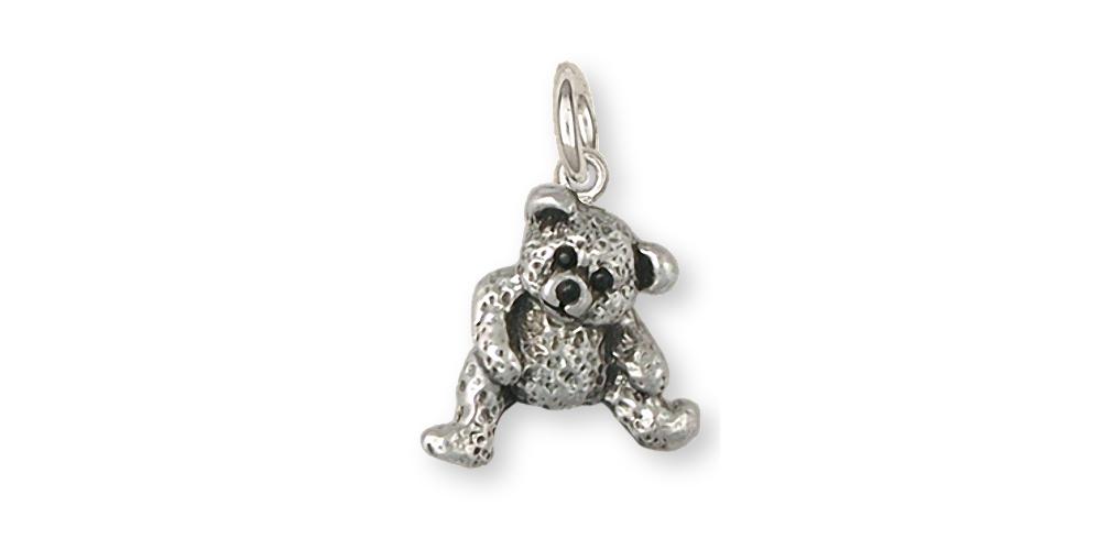 Teddy Bear Charms Teddy Bear Charm Sterling Silver Teddy Bear Jewelry Teddy Bear jewelry