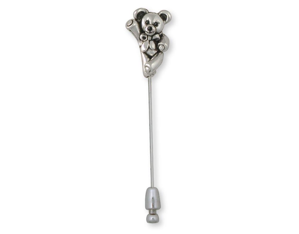 Teddy Bear Charms Teddy Bear Brooch Pin Sterling Silver Teddy Bear Jewelry Teddy Bear jewelry