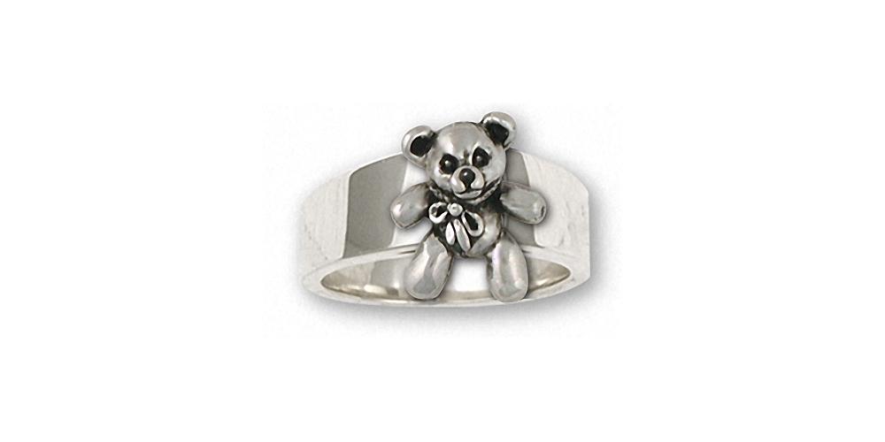 Teddy Bear Charms Teddy Bear Ring Sterling Silver Teddy Bear Jewelry Teddy Bear jewelry