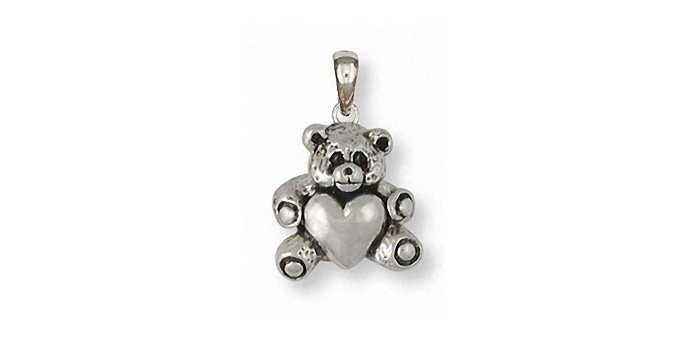 Teddy Bear Charms Teddy Bear Pendant Sterling Silver Teddy Bear Jewelry Teddy Bear jewelry