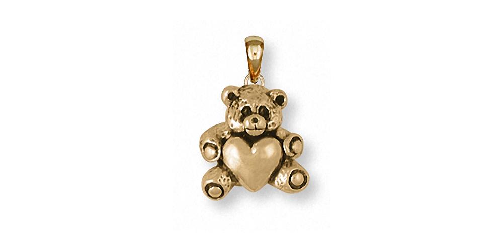 Teddy Bear Charms Teddy Bear Pendant 14k Gold Teddy Bear Jewelry Teddy Bear jewelry