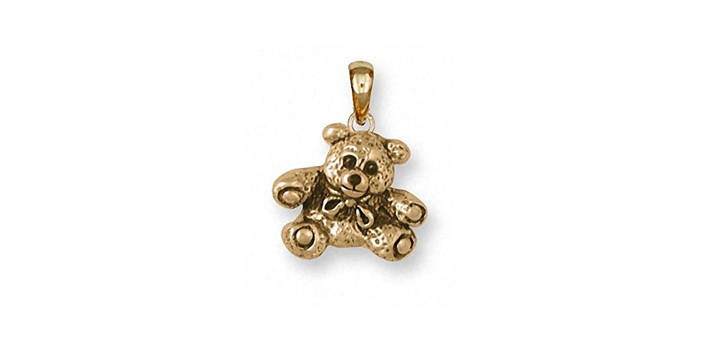Teddy Bear Charms Teddy Bear Pendant 14k Gold Teddy Bear Jewelry Teddy Bear jewelry