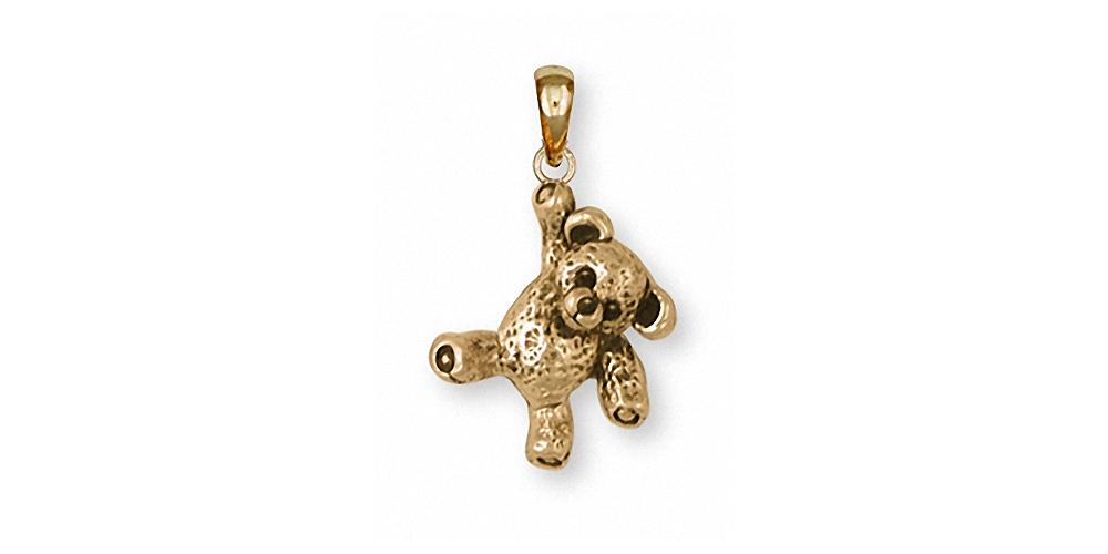 Mignonette 14K Gold & Mother-of-Pearl Teddy Bear Pendant Necklace |  Nordstrom