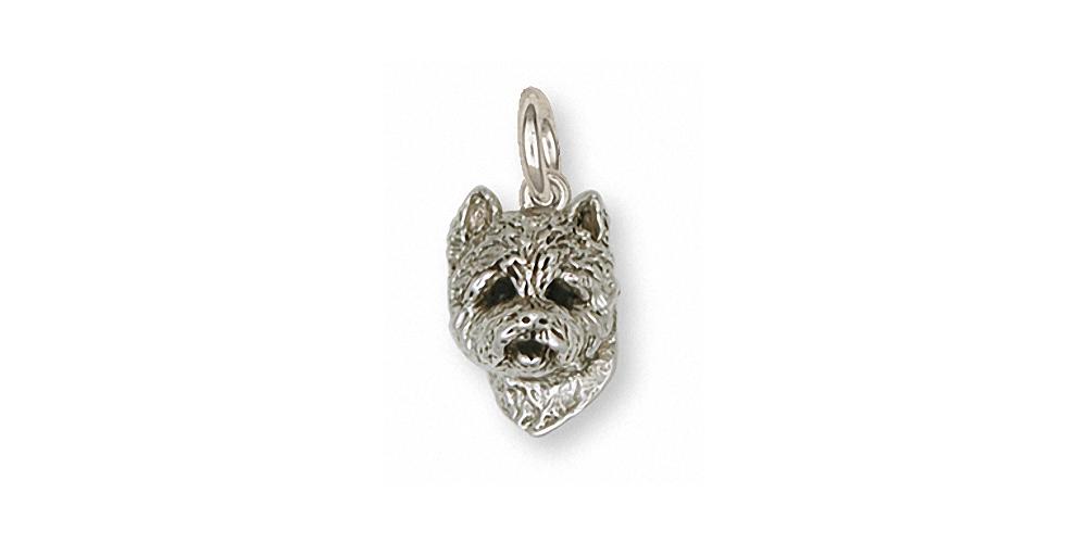 Cairn Terrier Charms Cairn Terrier Charm Sterling Silver Dog Jewelry Cairn Terrier jewelry