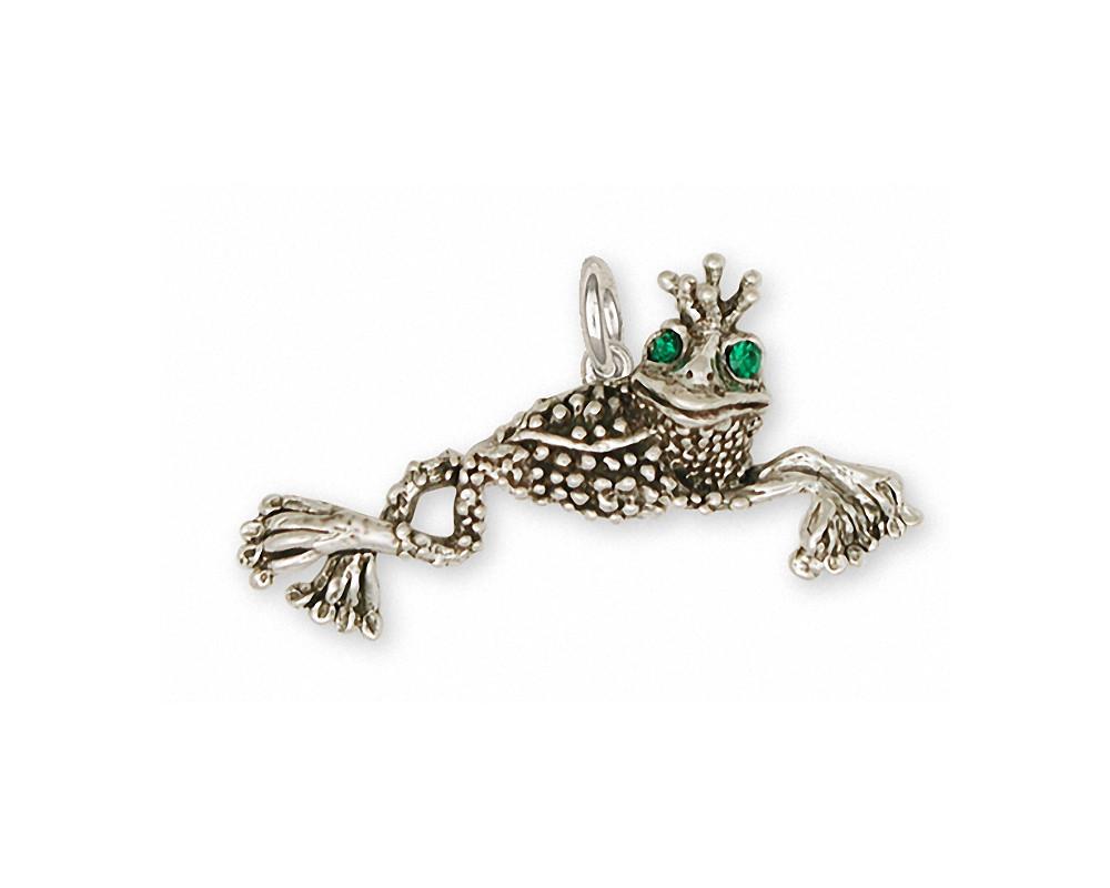 Toad Charms Toad Charm Sterling Silver Toad  Jewelry Toad jewelry