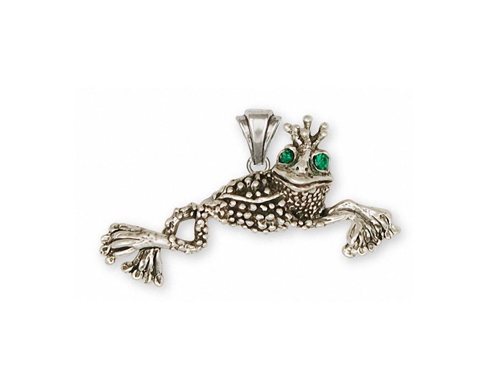 Toad Charms Toad Pendant Sterling Silver Toad  Jewelry Toad jewelry