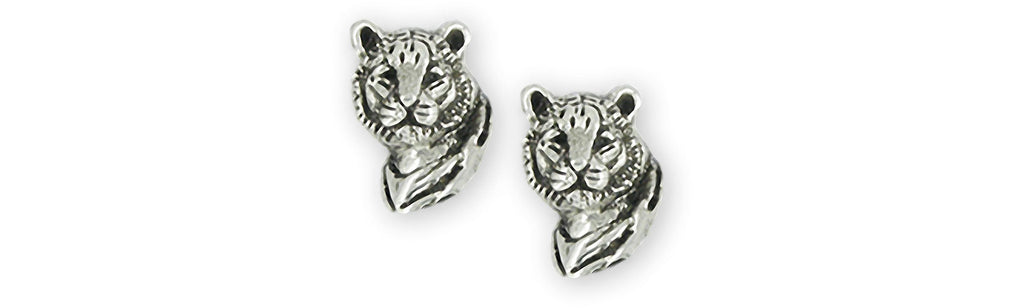 Tiger Charms Tiger Earrings Sterling Silver Tiger Jewelry Tiger jewelry