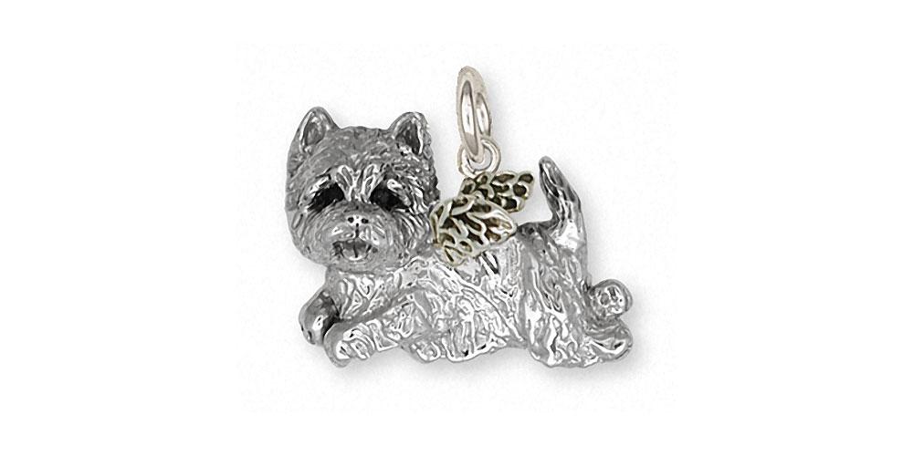 Westie Charms Westie Charm Sterling Silver Dog Jewelry Westie jewelry