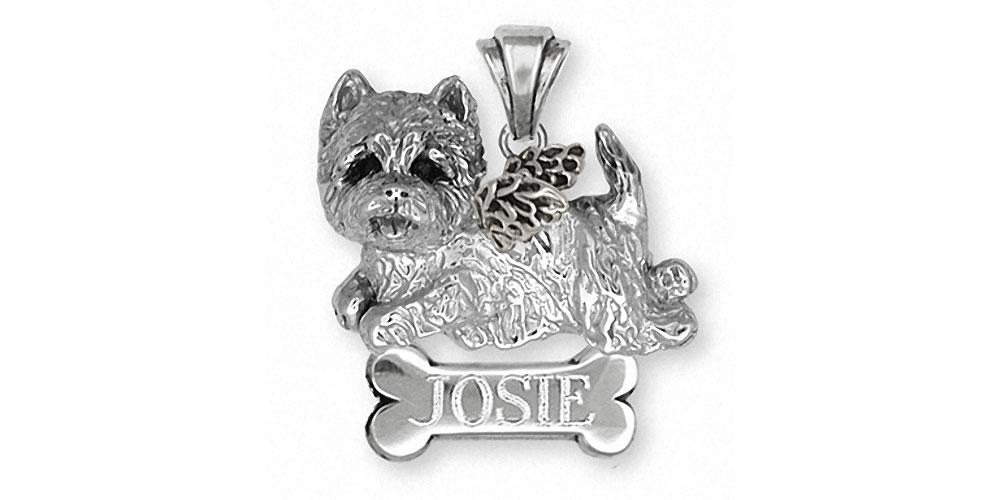 Westie Charms Westie Pendant Sterling Silver Dog Jewelry Westie jewelry