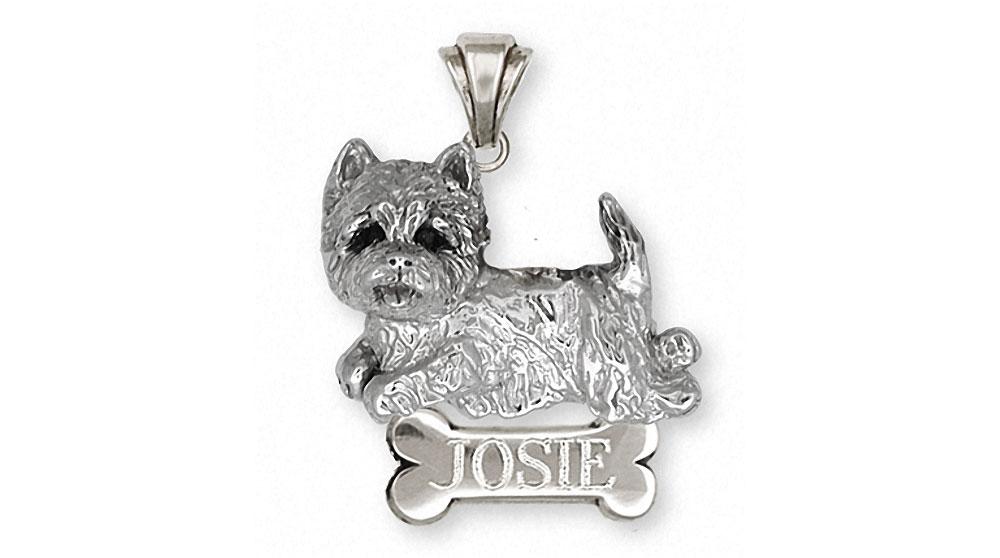 Westie Charms Westie Pendant Sterling Silver Dog Jewelry Westie jewelry