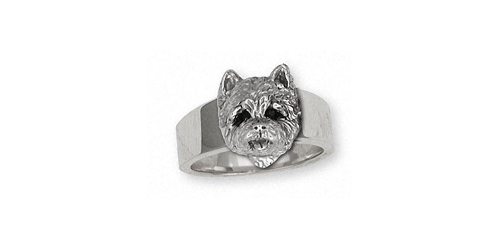 Westie Charms Westie Ring Sterling Silver Dog Jewelry Westie jewelry