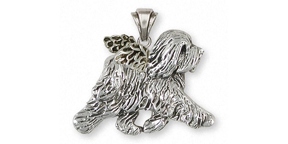 Tibetan Terrier Charms Tibetan Terrier Pendant Sterling Silver Dog Jewelry Tibetan Terrier jewelry