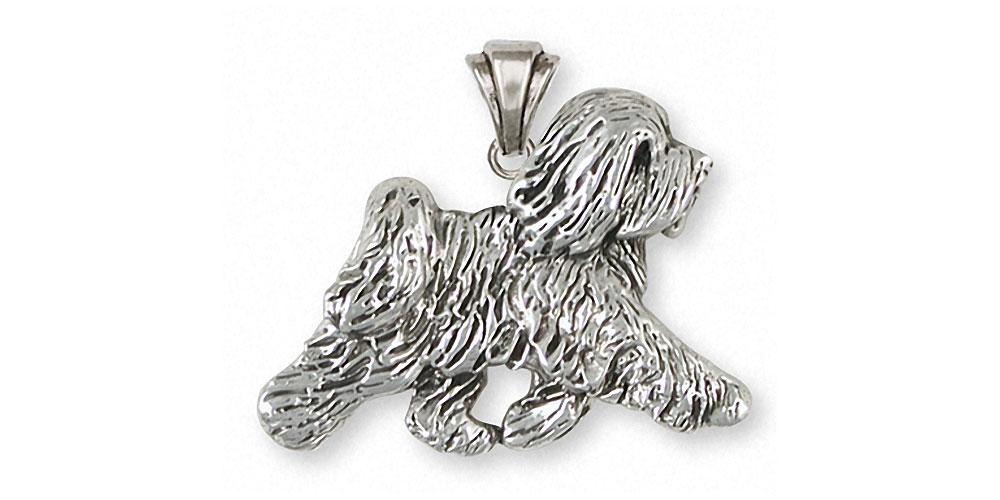 Tibetan Terrier Charms Tibetan Terrier Pendant Sterling Silver Dog Jewelry Tibetan Terrier jewelry