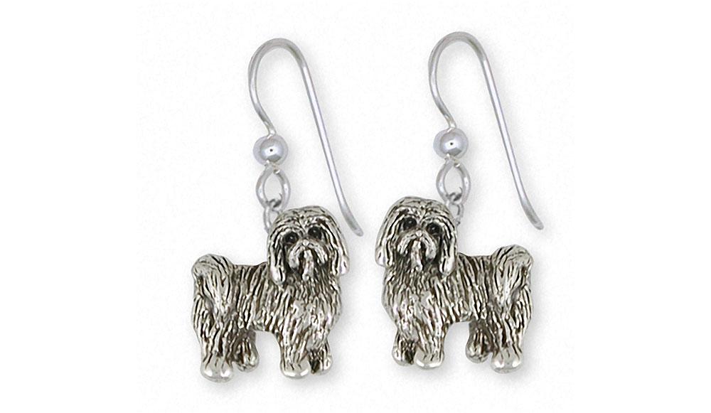 Tibetan Terrier Charms Tibetan Terrier Earrings Sterling Silver Dog Jewelry Tibetan Terrier jewelry
