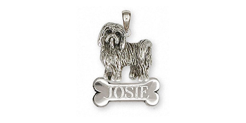 Tibetan Terrier Charms Tibetan Terrier Pendant Sterling Silver Dog Jewelry Tibetan Terrier jewelry