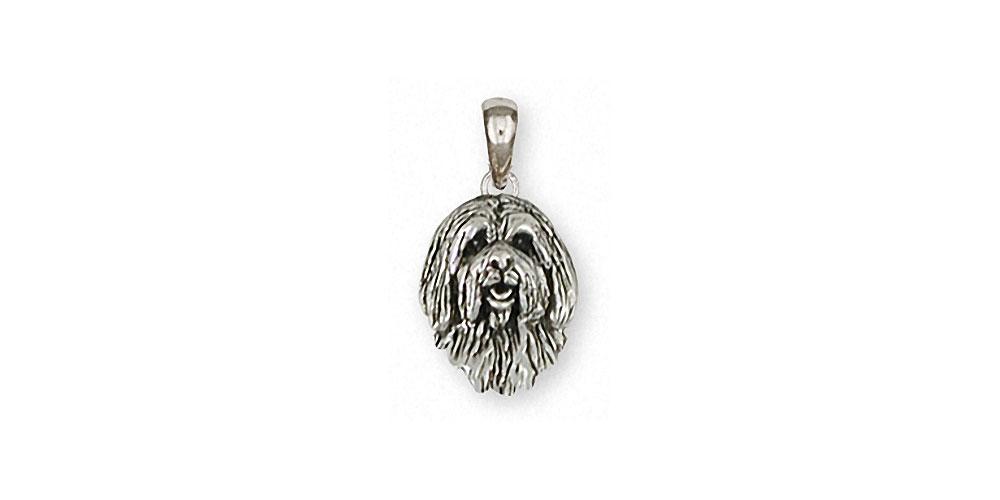 Tibetan Terrier Charms Tibetan Terrier Pendant Sterling Silver Dog Jewelry Tibetan Terrier jewelry