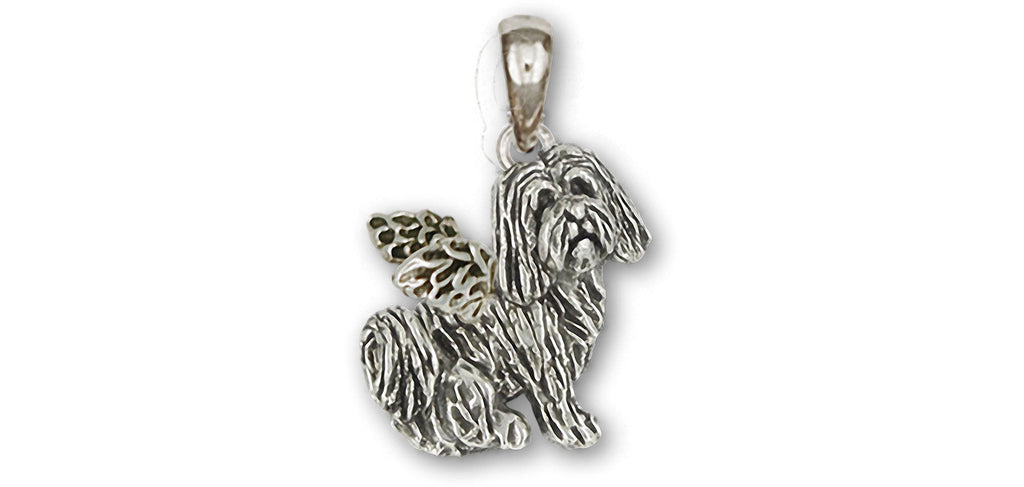 Tibetan Terrier Charms Tibetan Terrier Pendant Sterling Silver Tibetan Terrier Jewelry Tibetan Terrier jewelry