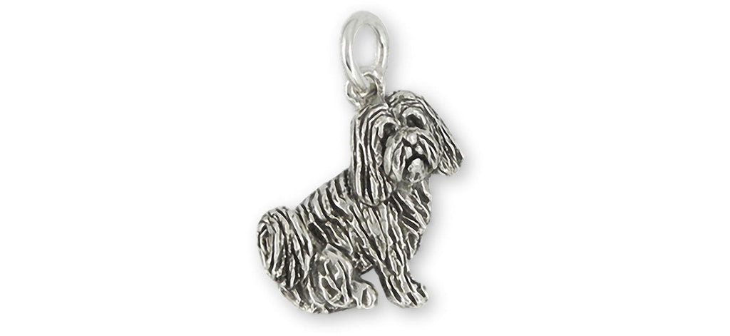 Tibetan Terrier Charms Tibetan Terrier Charm Sterling Silver Tibetan Terrier Jewelry Tibetan Terrier jewelry