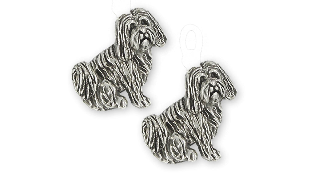 Tibetan Terrier Charms Tibetan Terrier Cufflinks Sterling Silver Tibetan Terrier Jewelry Tibetan Terrier jewelry