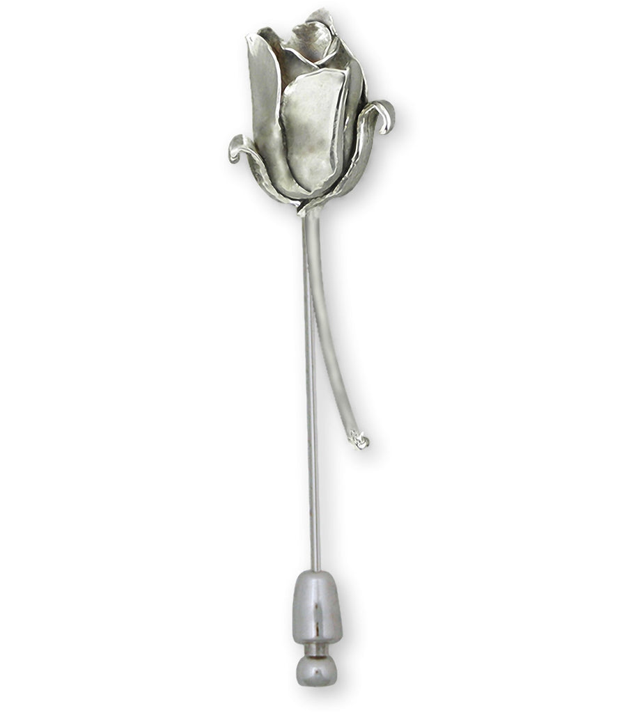Tulip Charms Tulip Brooch Pin Sterling Silver Tulip Jewelry Tulip jewelry