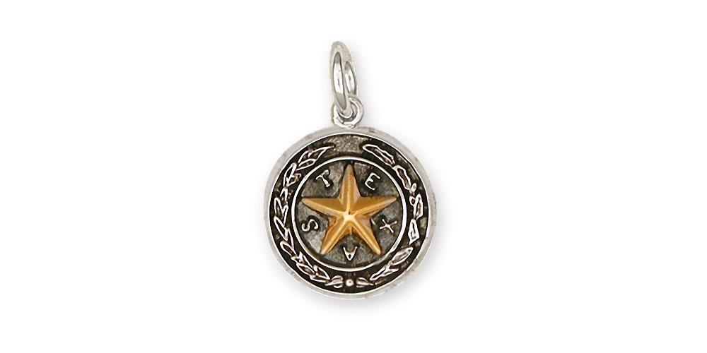 Texas Seal Charms Texas Seal Charm Sterling Silver Texas Jewelry Texas Seal jewelry