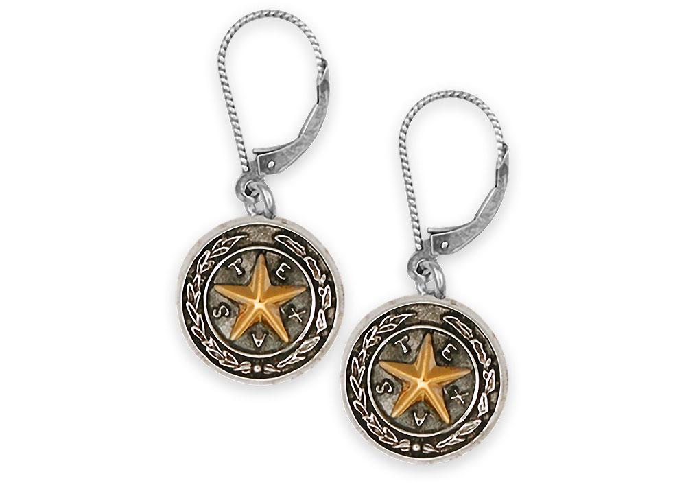 Texas Seal Charms Texas Seal Earrings Sterling Silver Texas Jewelry Texas Seal jewelry