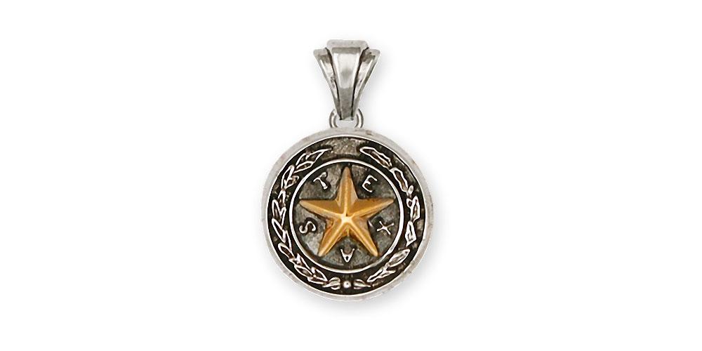 Texas Seal Charms Texas Seal Pendant Sterling Silver Texas Jewelry Texas Seal jewelry