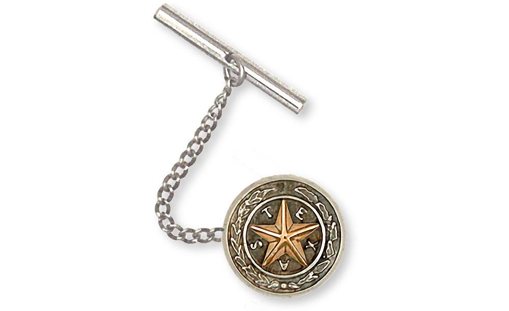 Texas Seal Charms Texas Seal Tie Tack Sterling Silver Texas Jewelry Texas Seal jewelry